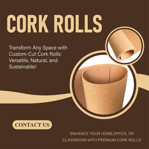 Tuiles DIY en liège naturel <span class=keywords><strong>pour</strong></span> sous-verres, décoration murale, tableaux d'affichage - Product Image 5