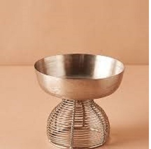 New Fancy Table <b>Top</b> Copper Fruit Bowl Handmade Wholesale <b>Wedding</b> Decorative Elegant Design of Best Selling Copper Fruit Bowl - Product Image 1