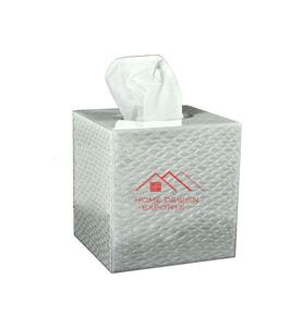 Nouveau design de porte-serviettes de table pour hôtel de luxe restaurant boîte à mouchoirs en métal argenté personnalisé - Product Image 1