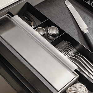 Armoires de cuisine modernes en mélamine personnalisées JY Project en bois pour la conception d'hôtels et de villas à usage commercial, armoires de cuisine bon marché - Product Image 3