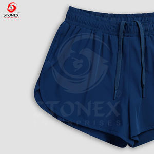 Nouveautés Shorts d'été sans couture pour femmes Logo personnalisé Shorts de sport pour le yoga et la salle de sport pour femmes - Product Image 5