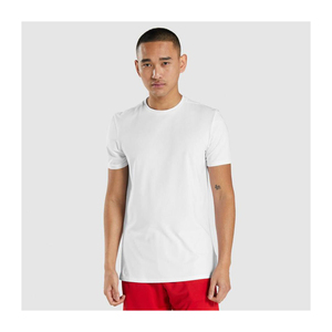 T-shirt en coton de qualité supérieure pour homme, t-shirt uni, tissu doux, vêtement basique, OEM ODM - Product Image 1
