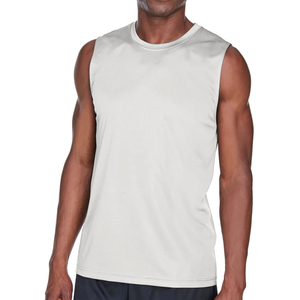 Haute qualité Slim Sportswear hommes Fitness débardeur impression personnalisée Anti-rétrécissement haute rue Spandex coton tricoté grande taille - Product Image 4