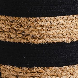 Meilleure collection de jacinthe d'eau organisateur de stockage panier de rangement naturel fait à la main décor de meubles de chambre - Product Image 2