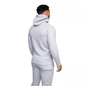 Survêtement personnalisé noir pas cher meilleure qualité 100% polyester coton respirant survêtement prix d'usine marque privée vente en gros - Product Image 2