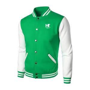 Best Price High Quality Eco-Friendly <b>Lightweight</b> Canvas Winter Letterman <b>Jacket</b> <b>for</b> <b>Men</b> Cotton Wool Long Sleeves Front Logo - Product Image 1