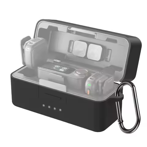 Dustproof and Shock-Absorbing Silicone Protective Case for DJI Mic 3 Microphone Charging Case Drone Accessories