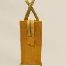 Exclusivo personalizado Premium yute bolsos cinta mango duradero elegante ecológico cremallera bolsas de compras logotipo listo para OEM - Product Image 6