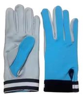 Guantes de Paracaidismo de Verano Unisex de Alta Calidad, Resistentes al Viento, de Cuero, con Dedos Completos, Logotipo Personalizado, Color Negro