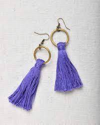 Boucles d'oreilles pour femmes Bijoux de mode Taille personnalisée Boucles d'oreilles en soie de qualité supérieure pour mariage et fiançailles Produit fait main à vendre - Product Image 4