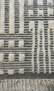 Ensemble de tapis en laine naturelle moderne noué à la main - Product Image 2