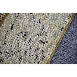 1.8x4.3 ft Rug, Turkish Vintage Rug, <b>Brown</b> <b>Wool</b> Rug - Product Image 5