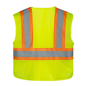 Veste de sécurité avec 100% polyester en tissu coupe-vent et respirant Blouson de sécurité haute visibilité Vêtements de sécurité - Product Image 2