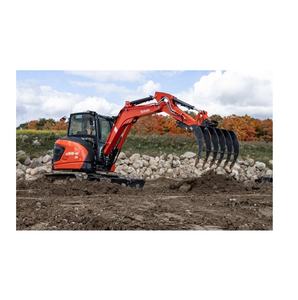 Excavadora Kubota U55-5 disponible ahora, ligeramente usada, completamente revisada, con pocas horas de trabajo y lista para cualquier trabajo pesado. - Product Image 1