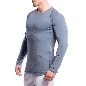 T-shirts de sport pour hommes légers en gros, à séchage rapide, à manches courtes, à compression, respirants - Product Image 3
