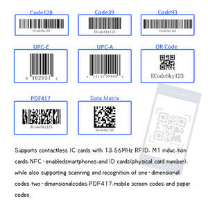 EMT6022RF 좋은 안정성 <span class=keywords><strong>RFID</strong></span> 리더 라이터 모듈 액세스 제어 게이트 로커 용 NFC 바코드 스캐너 - Product Image 2