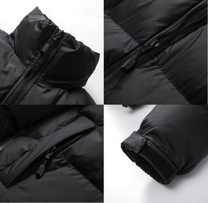 Men Puffer Bubble <b>Quilt</b> Custom Waterproof Lightweight Winter Zipper Closure Insulated Stand Collar <b>Thick</b> Coat JacketDDP Shipping - Product Image 6