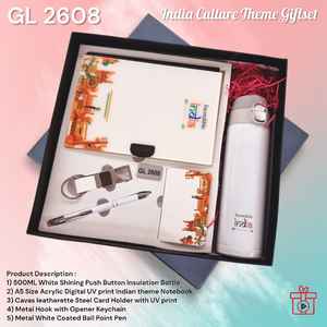 Coffret cadeau exécutif 5-en-1 pour l'éducation Porte-carte de bouteille isotherme porte-clés stylo à bille pour Noël - Product Image 5