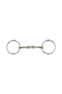 Continental gag 3-anillos sólido 20mm Bit Horse Products Horse Bits - Product Image 5