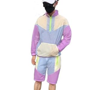 Conjunto Deportivo Premium de Diseño Personalizado, Chaqueta y Pantalones Cortos de Nailon de 2 Piezas, para Hombre, Verano, Talla Grande, Térmico - Product Image 2