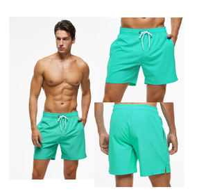 กางเกงขาสั้นเอวกลางกางเกงกีฬาแห้งเร็วปรับแต่งโลโก้ได้ชุดออกกำลังกายเล่นกีฬาฟิตเนส - Product Image 1