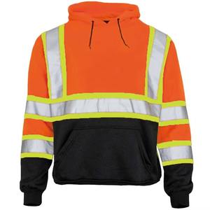Sweat à capuche haute visibilité du fabricant pour électriciens Veste de travail à fermeture éclair imperméable pour vêtements de sécurité - Product Image 4
