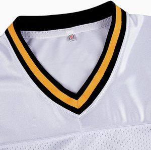 Camiseta Deportiva de Fútbol de Malla Blanca, Manga Corta, Ligera, de Poliéster, Ropa Deportiva - Product Image 4