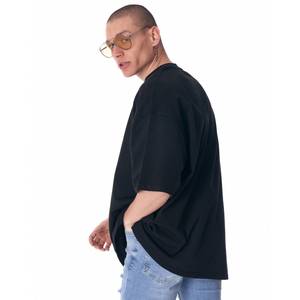 Custom <b>Printed</b> Dropped Shoulders Tee <b>Shirts</b> Heavyweight <b>Plain</b> Boxy <b>T</b>-<b>Shirts</b> Men Oversized 100% Cotton Blank - Product Image 3