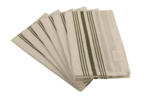 Serviette Bistro 100% coton serviettes de cuisine tissées vert olive durables à séchage rapide pour un usage domestique - Product Image 3