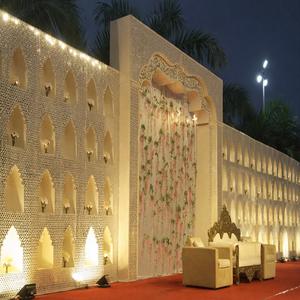 Décoration de scène de mariage en bois tendance - Product Image 1