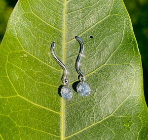 14 K or blanc or rose et or blanc coupe ronde laboratoire cultivé diamant boucles d'oreilles de mariage femmes bijoux de mode boucles d'oreilles pendantes - Product Image 3