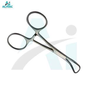 คีมหนีบผ้าเช็ดตัวผ่าตัด almac สร้างขึ้นสำหรับการใช้งานอย่างมืออาชีพในโรงพยาบาลโดยมีเคล็ดลับที่แม่นยำและกลไกการล็อคที่แข็งแกร่ง - Product Image 3