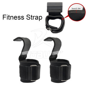 Ganchos de pesas para levantamiento de pesas de alta resistencia para gimnasio - Product Image 2