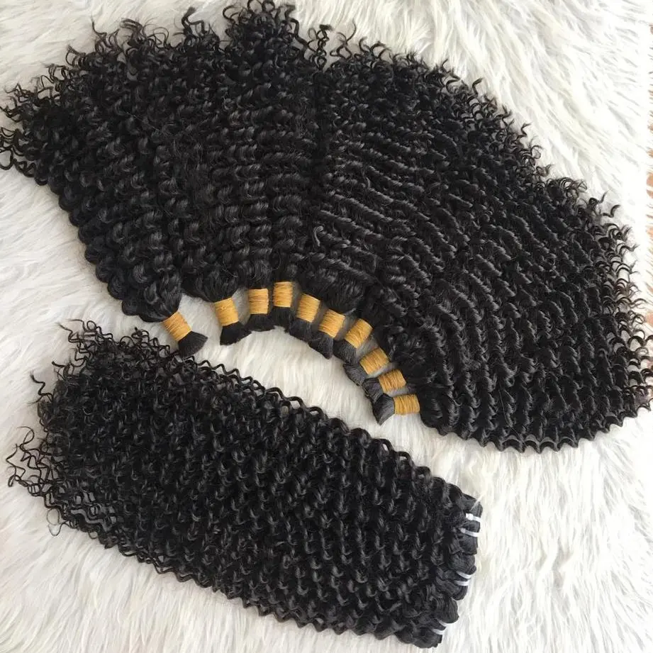 ATVIETNAMHAIR Company Wholesale 10A Grade Super Double Drawn Color Weft Curly Hair Curly Vietnamese Hair Top Quality