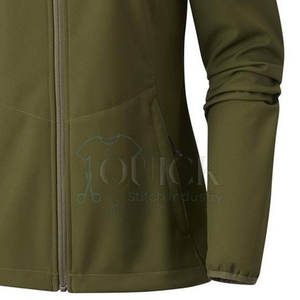 Chaquetas Softshell para Mujer Más Vendidas en Línea, Ajuste Entallado, Ligeras, Transpirables, Ecológicas, de Nailon Tejido, con Cuello Alto - Product Image 3