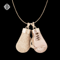 Collier Pendentif en Argent 925 Plaqué Or, Alliage Personnalisé, Diamant Glacé HIP HOP, Chaîne Cubaine Bling pour Homme, Bijoux de Mode Rappeur