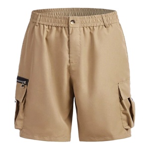 Nuevos pantalones cortos tácticos informales personalizados con múltiples bolsillos para hombre, pantalones cortos de color sólido para fitness al aire libre - Product Image 3