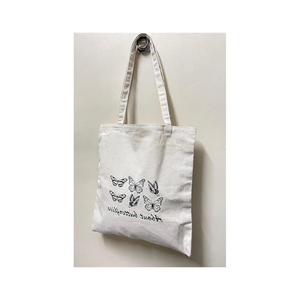 Indian Custom Handmade Lightweight Sustainable 100% Cotton Abstract Personalized Embroidered Recyclable Bohemian <b>Black</b> Tote <b>Bag</b> - Product Image 2