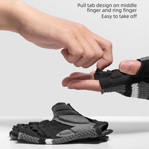 Logo personnalisé Fitness Workout Gym Cyclisme Demi-doigt Protection des mains Gants de cyclisme d'été - Product Image 3