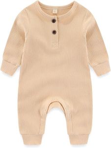 Combinaison bébé à manches longues en tissu de laine rayé de style anglais de haute qualité pour bébés et tout-petits - Confort estival - Product Image 4