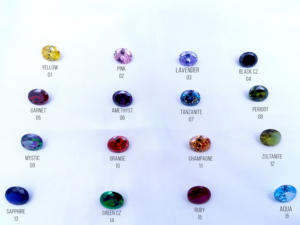 Zirconia cúbica 10x12 Oval CZ 5a Piedra preciosa suelta colorida 5x3 a 15x20 - Product Image 4