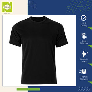 Tamaño personalizado y color disponible cuello redondo 100% algodón camisetas unisex 220 tela GSM uniforme escolar camiseta lisa para estudiantes - Product Image 4