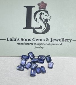 Zafiros Azules Naturales de Primera Calidad, 100% Naturales, Calentados, Corte Octogonal de 6x4 mm, Color Azul Aciano, Piedras Preciosas Sueltas para Joyería - Product Image 5