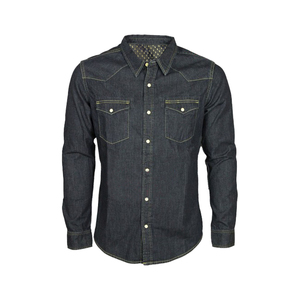 Camisa de Kevlar duradera con características protectoras blindadas y Camisa de franela con bolsillos en el pecho para hombres - Product Image 4