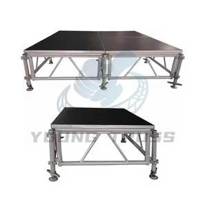 आउटडोर संगीत कार्यक्रम के लिए एल्यूमीनियम चलती चरण 1.22 मीटर x 1.22m 1.22m x 2.44m x - Product Image 3