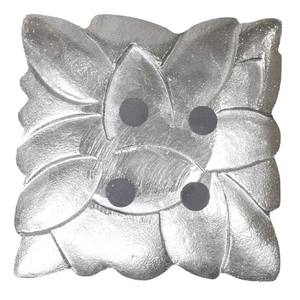 Feuille d'argent plateau décoratif plaque en aluminium pièce maîtresse plateau de service plat en métal porte-bijoux rustique décor à la maison de table - Product Image 6