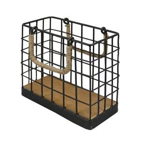 ที่ใส่กระดาษเช็ดปากลวดเหล็กสไตล์อุตสาหกรรมที่ใส่ผ้าเช็ดปากแบบมีสไตล์ทนทานสำหรับห้องครัวและรับประทานอาหารกล่องทิชชูโลหะ - Product Image 3