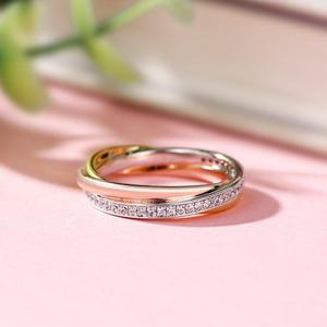 ชุดเครื่องประดับเจ้าสาวเงินแท้ทรงกลมเจียระไนสามสี Jeulia Be Together - Product Image 4