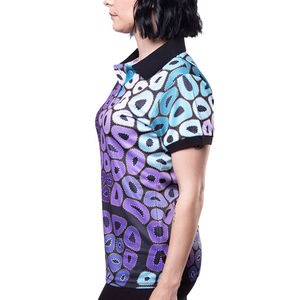 Vente en gros Nouvel arrivage de polo Slim Fit à manches courtes pour femmes Polo de sublimation de fournisseur direct d'usine pour dames - Product Image 4
