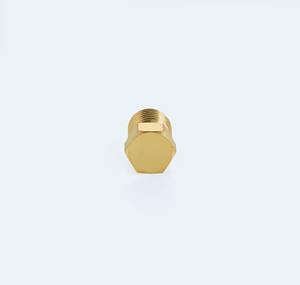 Raccord de pression haute pression 700 PSI en laiton 1/4, filetage mâle 7/16-20, embout de scellement SAE à 45 degrés pour écrou de raccordement, fabriqué en Inde - Product Image 2